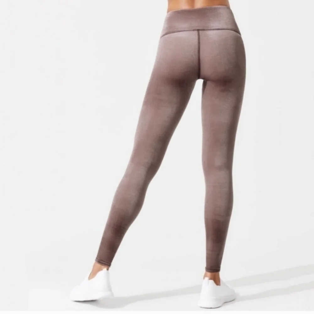 Alo Ultra Lux Velvet velour hi waist leggings - Picture 3 of 11